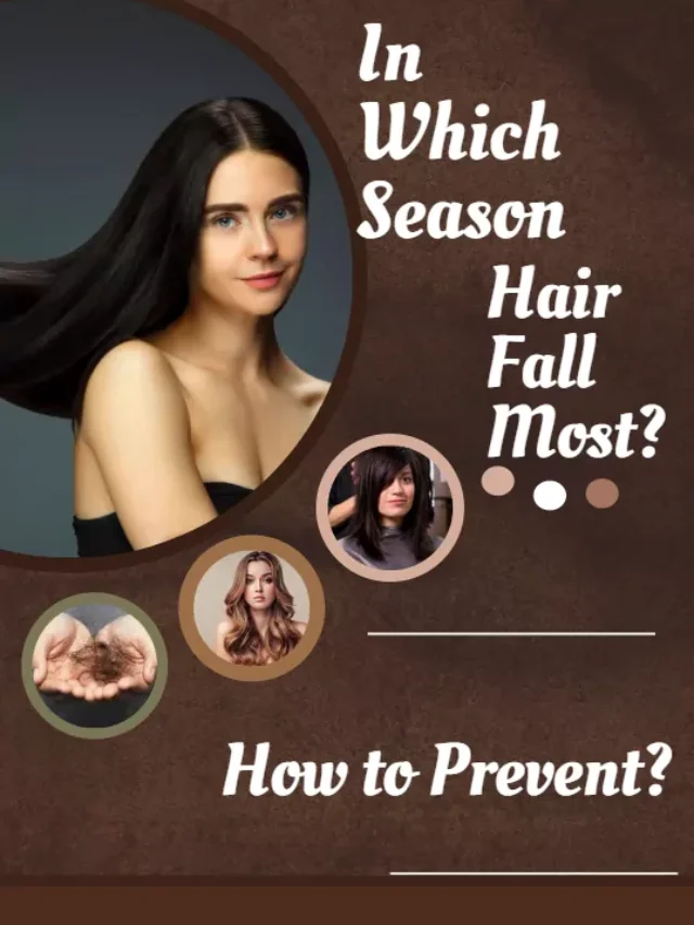In which season hair falls most